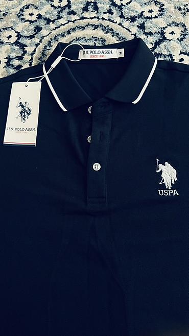 футболки u s polo: Мужская футболка, M, Us Polo Assn, Новый, цвет - Синий, Самовывоз, Платная доставка — 3