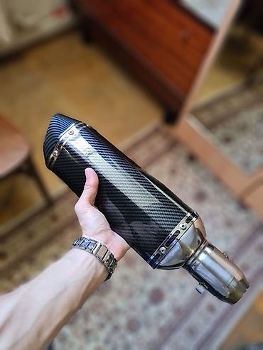 tek teker scooter: Məhsul: Motosiklet üçün universal səsboğucu (egzoz ucu) Təsvir: - SC — 4