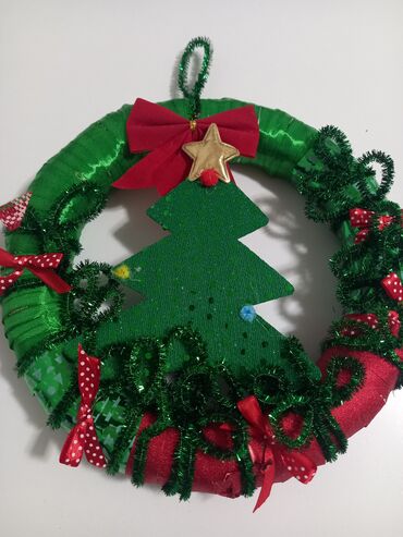 Praznična dekoracija: Venac, bоја - Šareno, Novo — 12