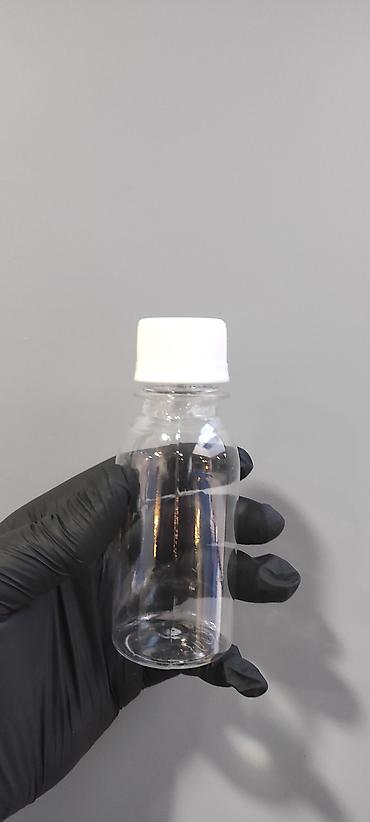 Digər xidmətlər: 100 ml spirt qabı - Material: yüngül və davamlı şəffaf PET plastik - — 1