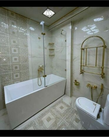 Duş kabinaları, arakəsmələr: Yeni Arakəsmə, Düzbucaqlı, Pulsuz çatdırılma — 15