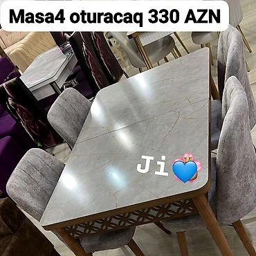 Mətbəx üçün, Yeni, 4 stul