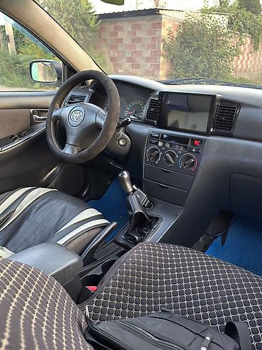 Транспорт: Toyota Corolla: 2002 г., 1.6 л, Механика, Бензин, Седан — 9