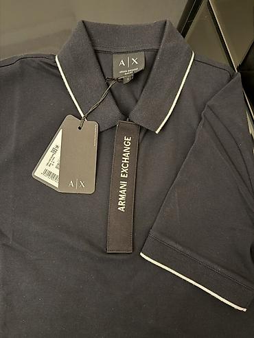bape x: Polo köynək, Armani Exchange, S, rəng - Göy — 1