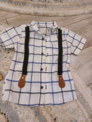 Cinslər və şalvarlar: Uşaq üçün denim şalvar dəsti - 4 fərqli model: 1) Tünd mavi, yarı — 33