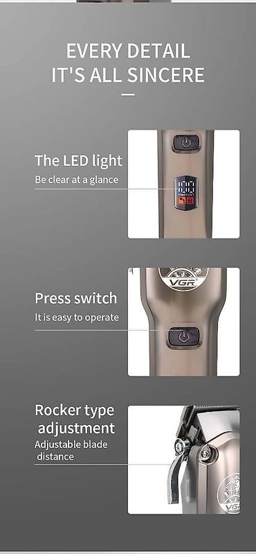 Trimmerlər və saç qırxan maşınlar: Saç qırxan maşın, Vgr, Yeni, Pulsuz çatdırılma, Ödənişli çatdırılma, Rayonlara çatdırılma — 7