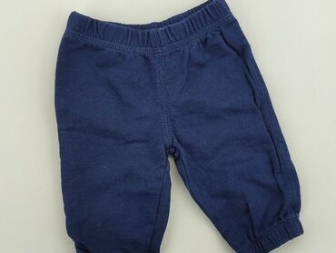 spodnie dla szczupłego chłopca: Sweatpants, Carters, 0-3 months, condition - Good