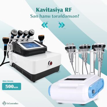 Lazer aparatları: Kavitasiya, RF liftinq, Ültrasəs kavitasiya, Zəmanətlə