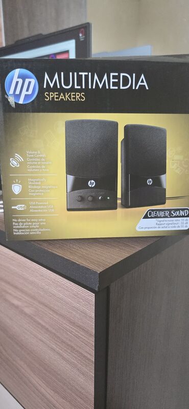 Digər auditexnika: Yeni Hp Kolonka, Növ - Kompüter üçün, rəng - Qara