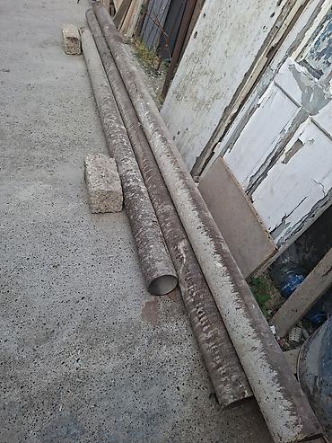 dəmir truba: Məhsul: Metal borular (dəmir) Təsvir: - 4 ədəd qalın divarlı metal — 4