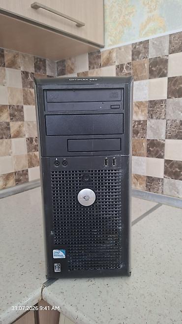 Masaüstü kompüterlər və iş stansiyaları: Salam.Aleykum dell ful keyis satlır intel Cpu E5500 2.80ghz 64bit — 2