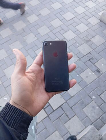 azerbaycan telefon fiyatları iphone: IPhone 7, 32 GB, Jet Black, Barmaq izi