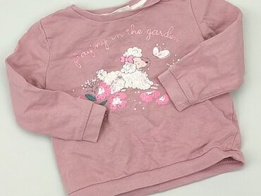 różowa letnia sukienka: Sweatshirt, So cute, 1.5-2 years, 86-92 cm, condition - Very good