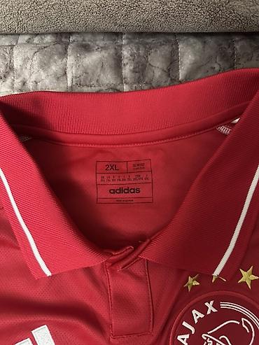 Kişi geyimləri: Futbolka, Adidas, XL, rəng - Qırmızı — 3