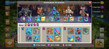 İT, komputerlər, əlaqə: Clash of Clans hesabı – inkişaf etmiş əsas kənd və güclü qəhrəmanlar — 7