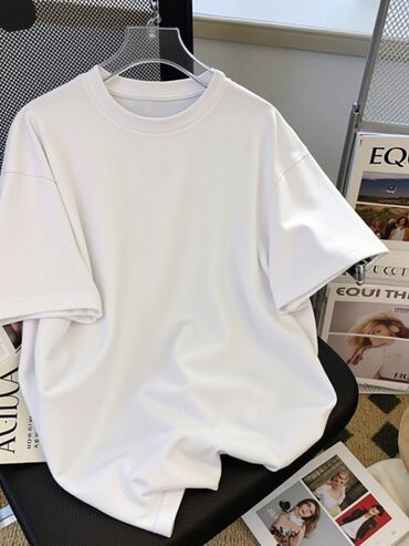 Рубашки: Мужская футболка, Zara, XL (EU 42), цвет - Белый
