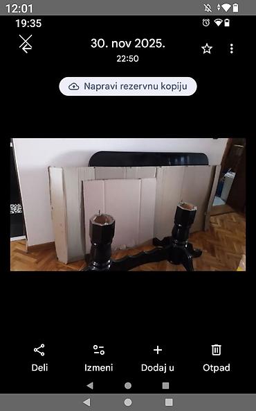fioke za ormar: Medijapan crni, visoki sjaj trpezarijski sto, za 6 i 12 osoba — 1