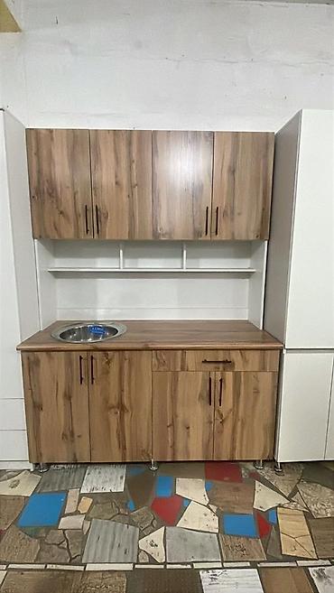 Кухонные гарнитуры: Кухонный гарнитур, Новый, цвет - Серый, ДСП, Бесплатная доставка — 5