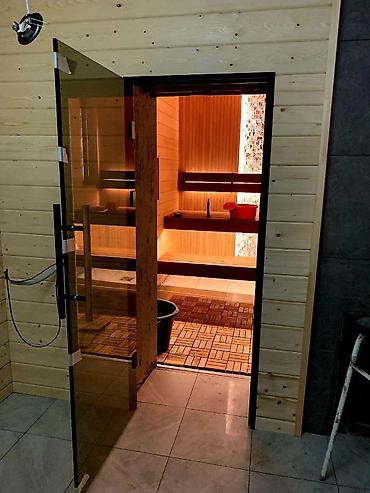 Стеклянные двери на заказ: Стеклянная дверь на заказ, Межкомнатная, Для частного дома, Одностворчатая, Распашная, Гарантия, Бесплатный замер, Бесплатная доставка — 3