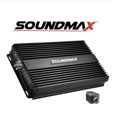 Səsgücləndirici və qəbuledicilər: SoundMax 4000.1 mono blok 4000 rms Cox guclu mono blokdu teze pakovka