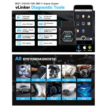 Alati za automobile: Vgate vLinker FS ELM327 Bluetooth za Ford, Mazda, Lincoln i Mercury — 3