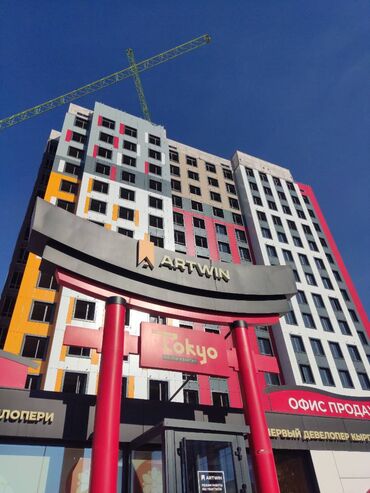 продаю 2х ком кв бишкеке без ремонта токтогул ткрусбекова: 2 комнаты, 78 м², Элитка, 6 этаж, ПСО (под самоотделку)