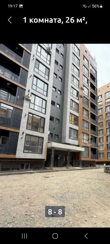 сдаю в аренду с последующим выкупом: 1 комната, 26 м², Элитка, 3 этаж, ПСО (под самоотделку)