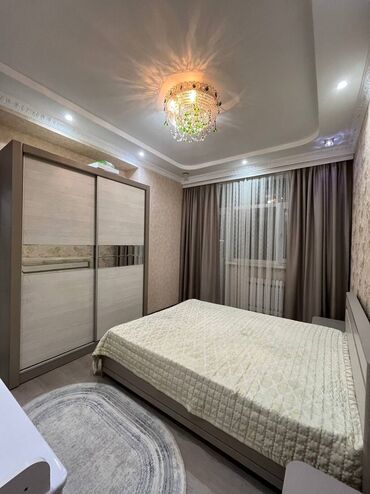 панфилова абая квартира: 2 комнаты, 77 м², Элитка, 8 этаж, Евроремонт