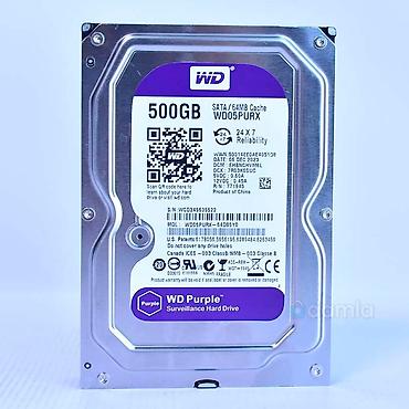 8тб: Жёсткие диски WD Purple для видеонаблюдения Продаю жёсткие диски WD — 3