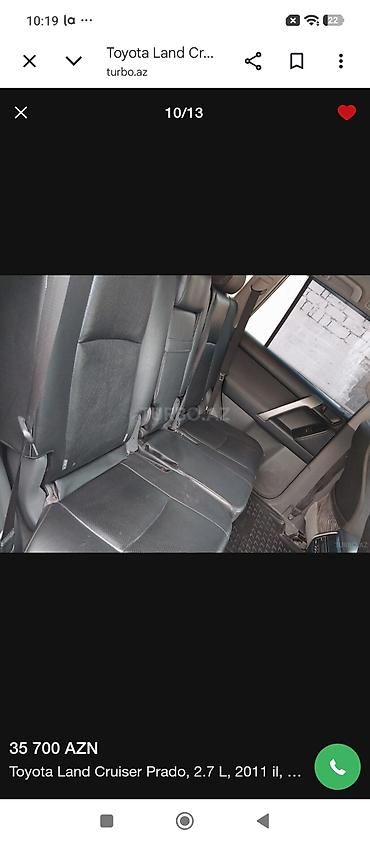 prado sukan: Toyota Land Cruiser Prado: 2.7 l | 2011 il Ofrouder/SUV — 10