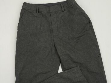 czerwone spodnie materiałowe z lampasami: Material trousers, XS (EU 34), condition - Good