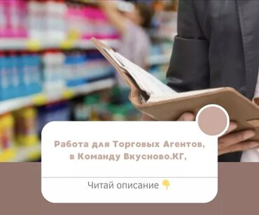 Торговые агенты: Требуется Торговый агент, График: Пятидневка, 1-2 года опыта, Оплачиваемый отпуск, Полный рабочий день