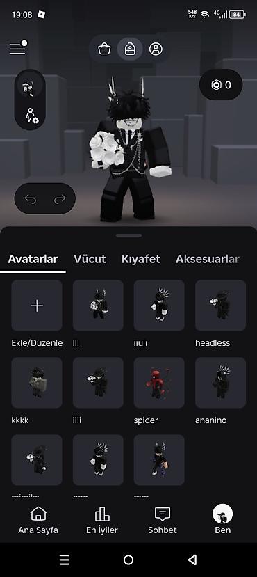 Şəxsi əşyalar: Tezili satılır whatsapp dan elaqe saxlayın gözel hesabdı 20k robux — 2