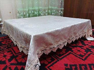 Другие товары для кухни: Продаются элегантные скатерти с гипюром размером 100х150 с 4-мя — 2