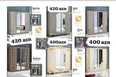 Dolablar: Yeni, Açılan, 3 qapılı Düz dolab, Şifonyer, Azərbaycan — 2