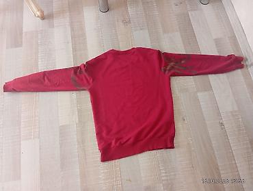 eşşək sudu kremi: Qırmızı sweatshirt Qızlar Üçün 10-13 Yaş - Rəng: parlaq tünd qırmızı — 2