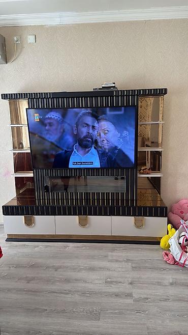isdenmis mebel: İşlənmiş, Düz TV altlığı, Polkalı — 1