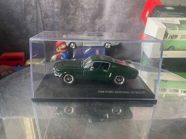 Avtomobil modelləri: Коллекционная модель Ford Mustang GT Bullit darkgreen 1968 Steve — 6
