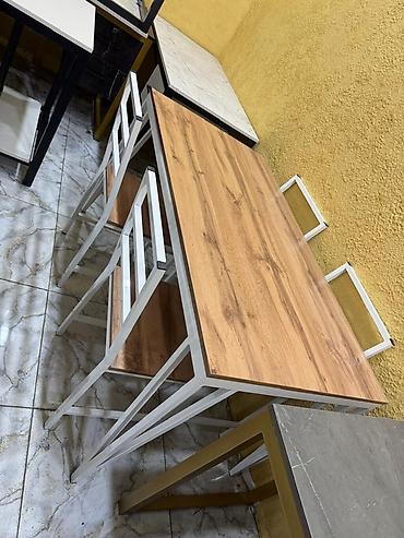 study table: Кухонный стол, Новый, Прямоугольный, Нераскладной — 1