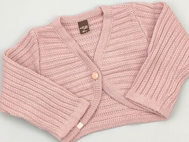 sweterek na drutach dla niemowlaka: Kardigan, 12-18 m, stan - Bardzo dobry