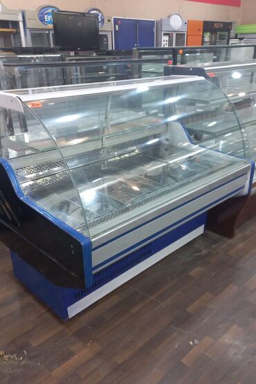 Soyuducu vitrinləri: Kolbasa. Toyuq ağartı mehsullari üçün nəzərdə tutulub super işləyir