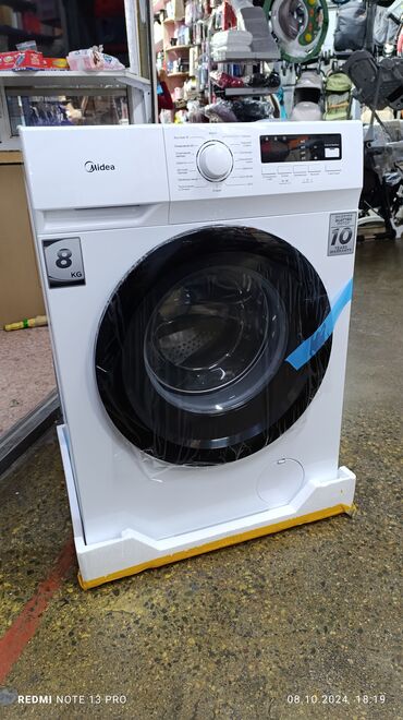Стиральные машины: Стиральная машина Midea, Новый, Автомат, До 9 кг, Компактная — 1