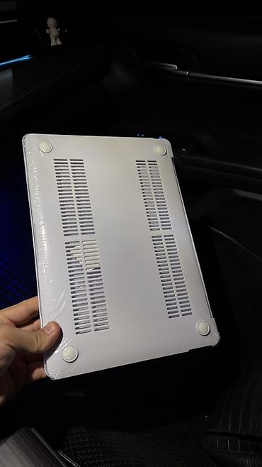 13 мах: Кейс чехол для MacBook 13-14 белая крышка-накладка для ноутбука (верх — 2