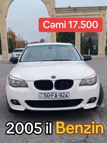 BMW: BMW 5 Series (E60) sedan – 2005 il, benzin. Əsas xüsusiyyətlər: - — 1