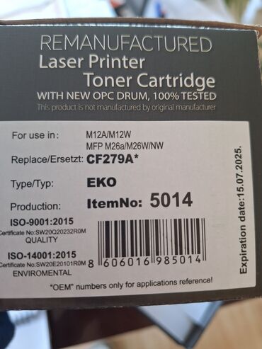 fagor fen za kosu: Toner (3 kom.)za HP štampače (HP Laser Jet Pro M12a,HP Laser Jet Pro