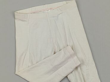 spodnie białe eleganckie: Legginsy, H&M, 12-18 m, stan - Zadowalający