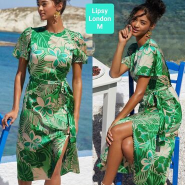 salonke sa kaisem: M (EU 38), color - Green, Short sleeves