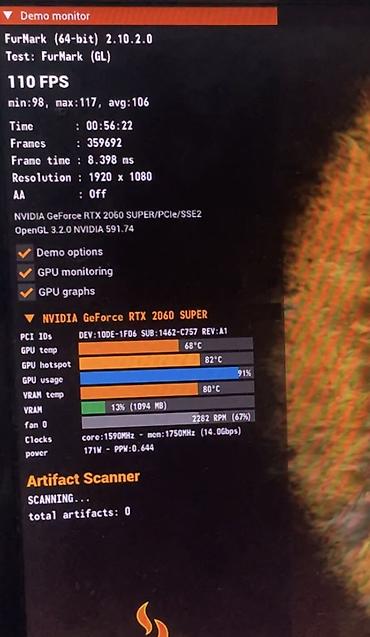 rdr 2 disc: Videokart MSI GeForce RTX 2060 Super, 8 GB, İşlənmiş — 5