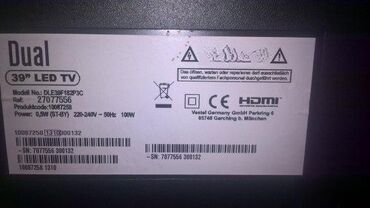 Aksesoari za TV i video: Dual DLE39F182 u delovima 17MB95 Vestel Main BoardVestel 17IPS20 — 10