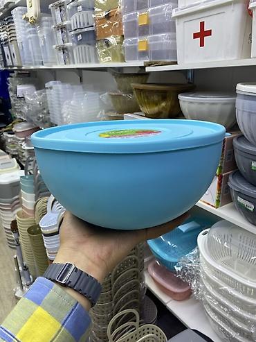 Пластиковая миска с крышкой FIT BOWLS - Тип: круглая миска с крышкой